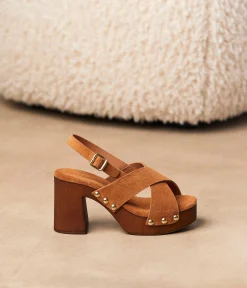 Femme Mellow Yellow Sandales-Sandales talon bois Sabine