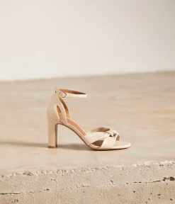 Femme Mellow Yellow Sandales, Mules-Sandales talon écrues Valéria