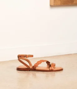 Femme Mellow Yellow Sandales-Sandales tressées cognac Selma