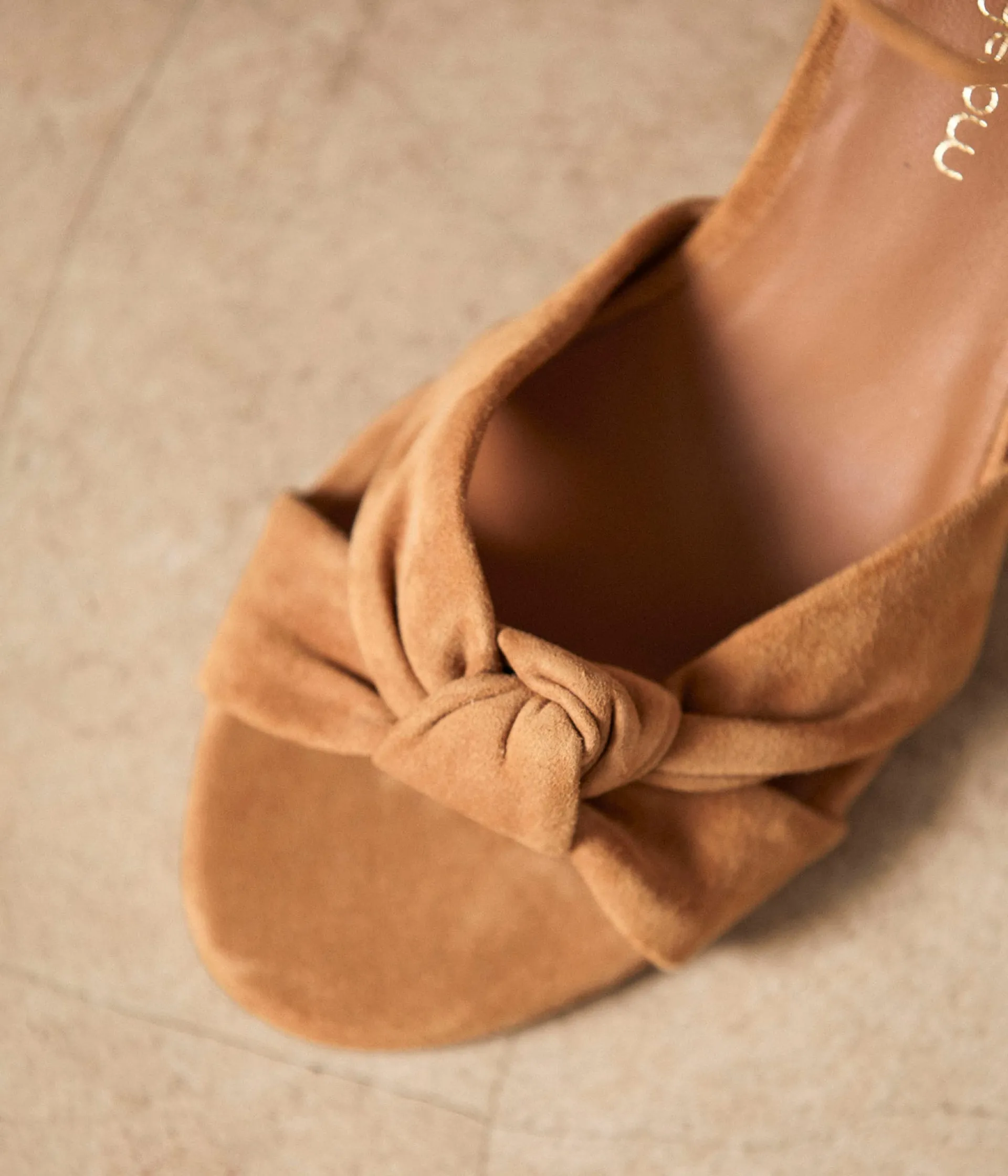 Femme Mellow Yellow Sandales-Sandales velours Ivana