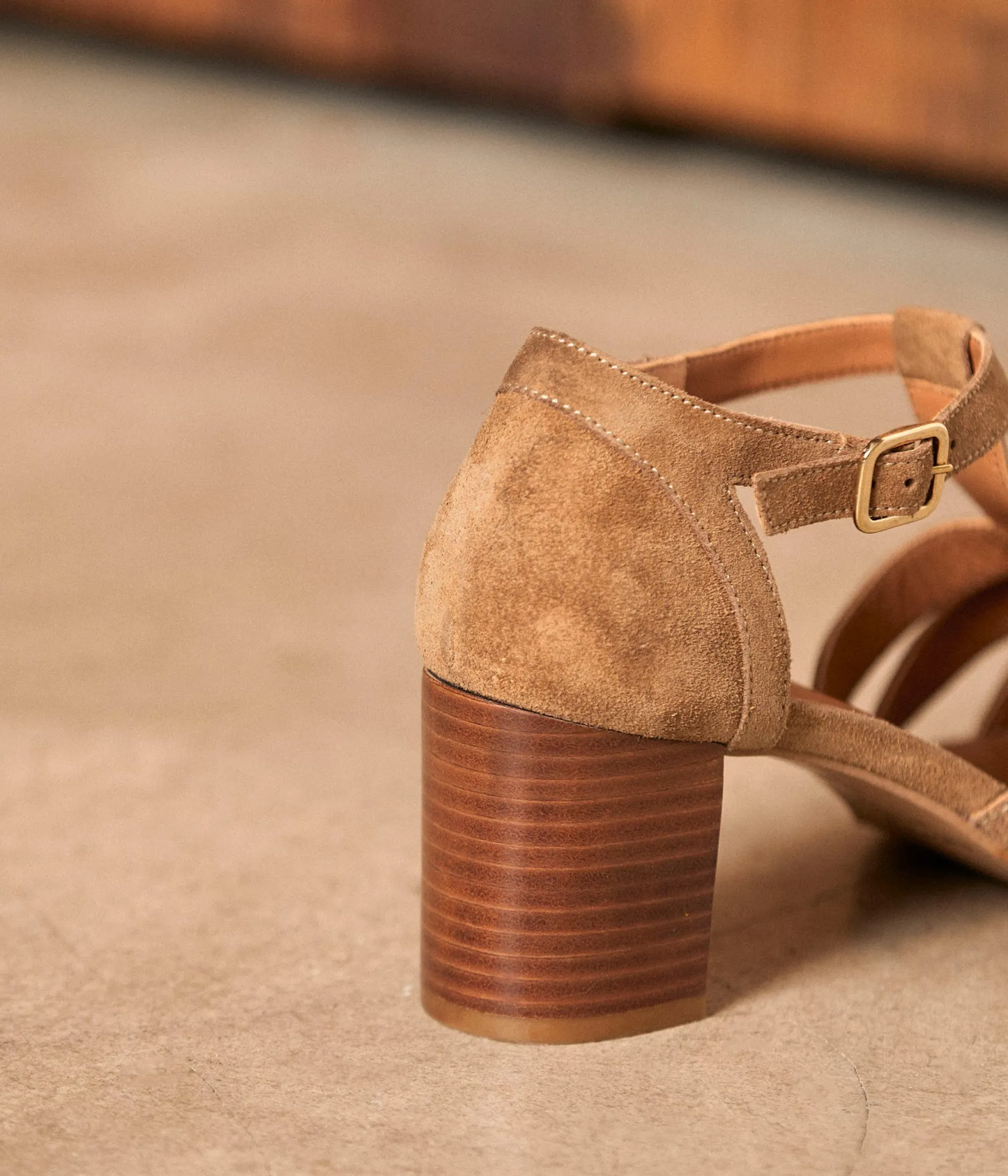 Femme Mellow Yellow Sandales, Mules|Escarpins-Sandales velours Justine