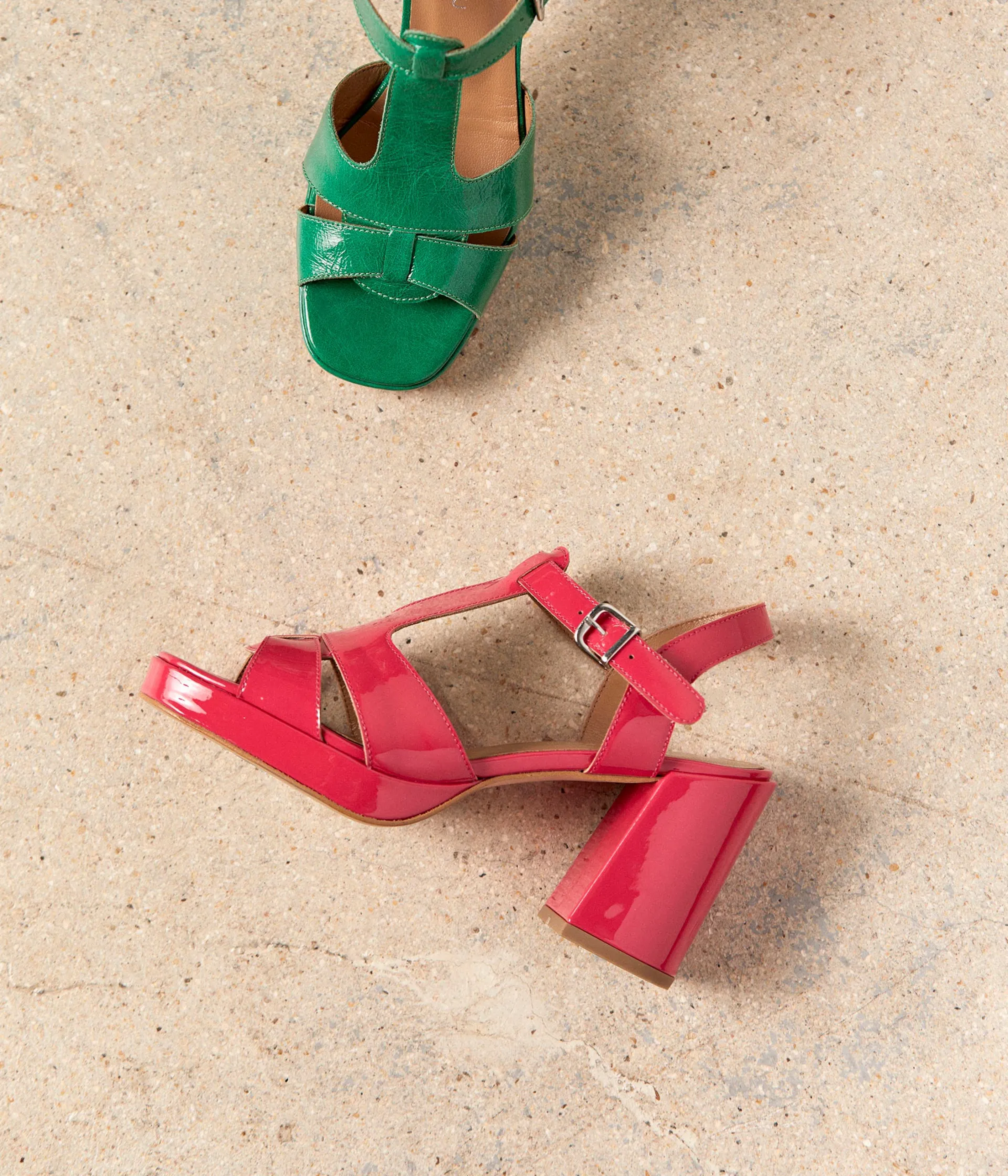 Femme Mellow Yellow Sandales-Sandales vernies Aude