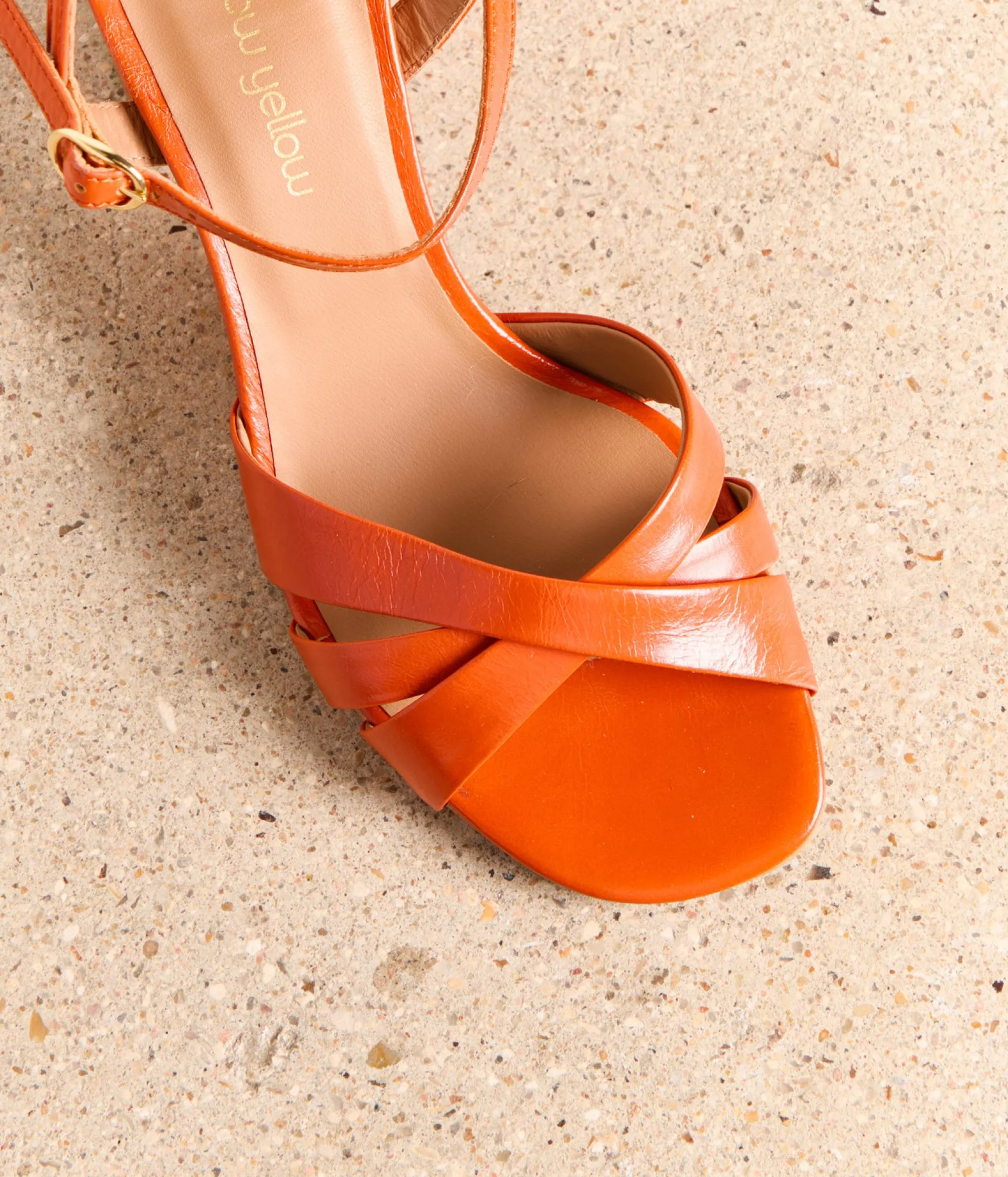 Femme Mellow Yellow Sandales-Sandales vernies Emanuela