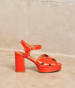 Femme Mellow Yellow Sandales-Sandales vernies Laure