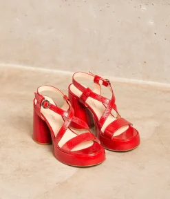 Femme Mellow Yellow Sandales-Sandales vernies s Eve