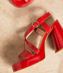 Femme Mellow Yellow Sandales-Sandales vernies s Eve