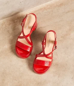 Femme Mellow Yellow Sandales-Sandales vernies s Eve