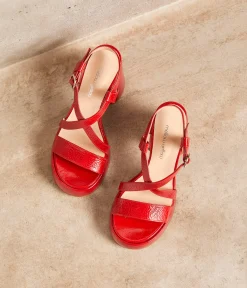 Femme Mellow Yellow Sandales-Sandales vernies s Eve