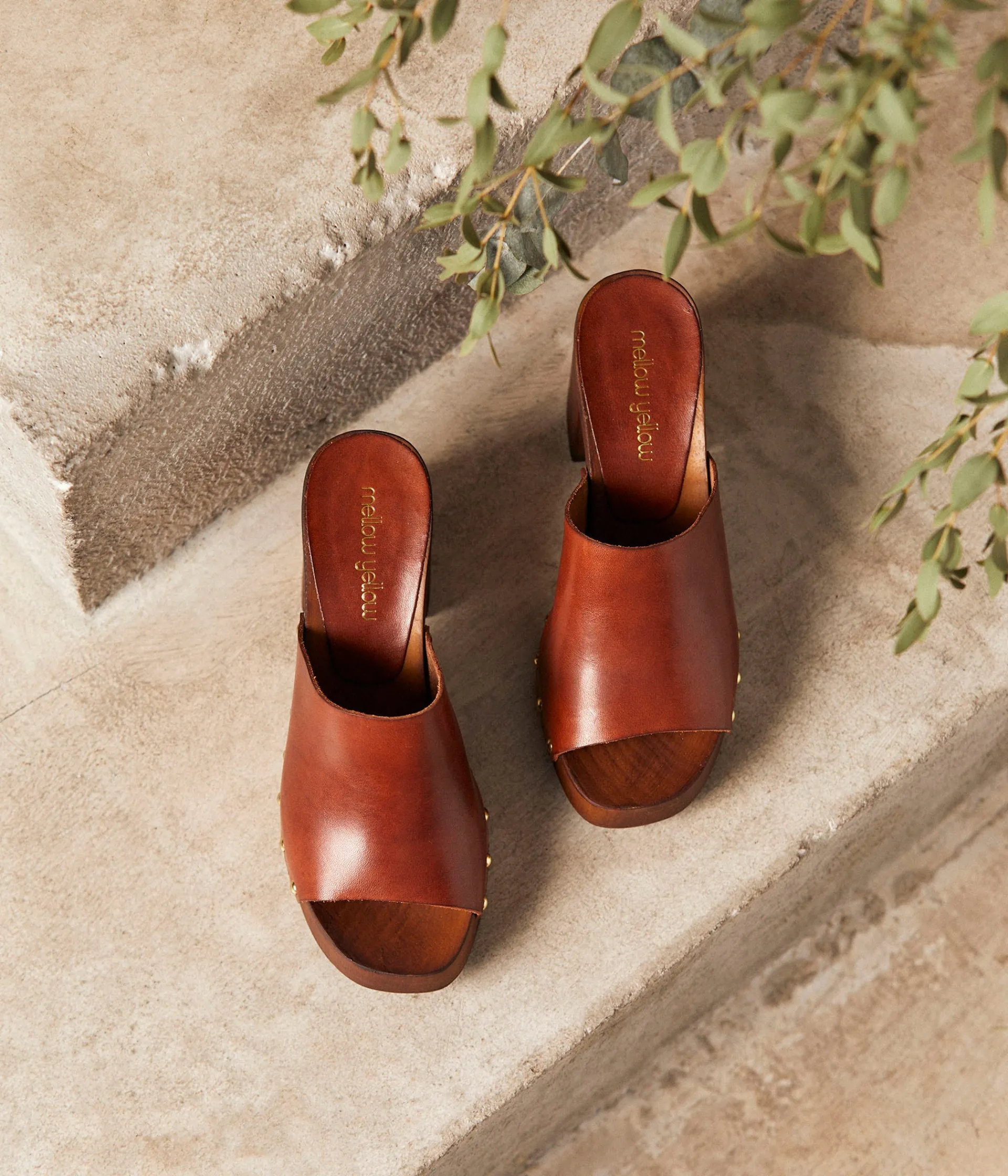 Femme Mellow Yellow Sandales, Mules-Sandales-mules Lysandre