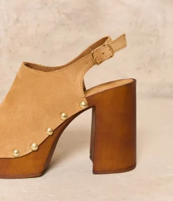 Femme Mellow Yellow Sandales-Sandales-sabots cognac Bonnie