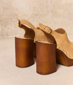 Femme Mellow Yellow Sandales-Sandales-sabots cognac Bonnie