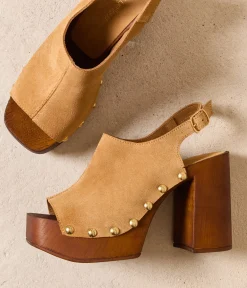 Femme Mellow Yellow Sandales-Sandales-sabots cognac Bonnie