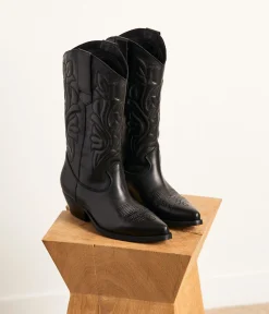 Femme Mellow Yellow Bottes-Santiags cuir Zély