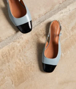 Femme Mellow Yellow Ballerines, Slingbacks-Slingbacks noir Georgia