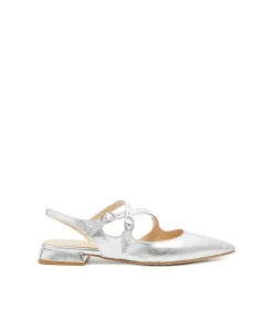 Femme Mellow Yellow Ballerines, Slingbacks-Slingbacks cuir Salina