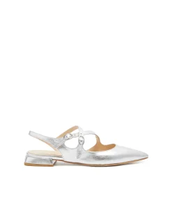 Femme Mellow Yellow Ballerines, Slingbacks-Slingbacks cuir Salina