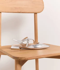 Femme Mellow Yellow Ballerines, Slingbacks-Slingbacks cuir Salina