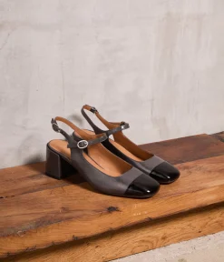 Femme Mellow Yellow Escarpins-Slingbacks noir Diana