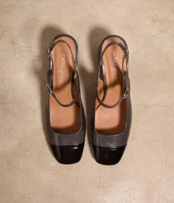 Femme Mellow Yellow Escarpins-Slingbacks noir Diana