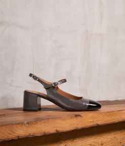 Femme Mellow Yellow Escarpins-Slingbacks noir Diana