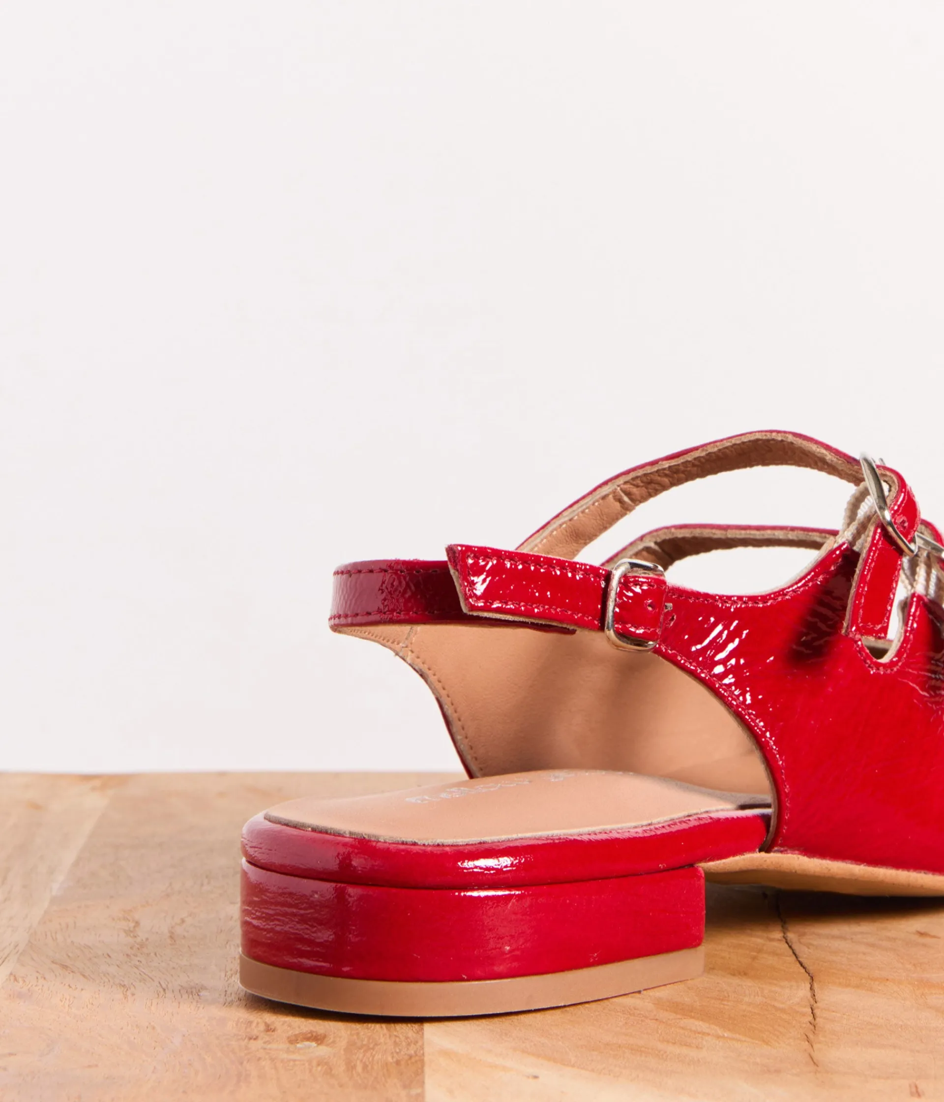 Femme Mellow Yellow Ballerines, Slingbacks-Slingbacks s vernies Daisy