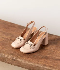 Femme Mellow Yellow Escarpins, Babies-Slingbacks vernis s Adelia