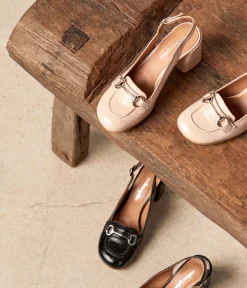 Femme Mellow Yellow Escarpins, Babies-Slingbacks vernis s Adelia